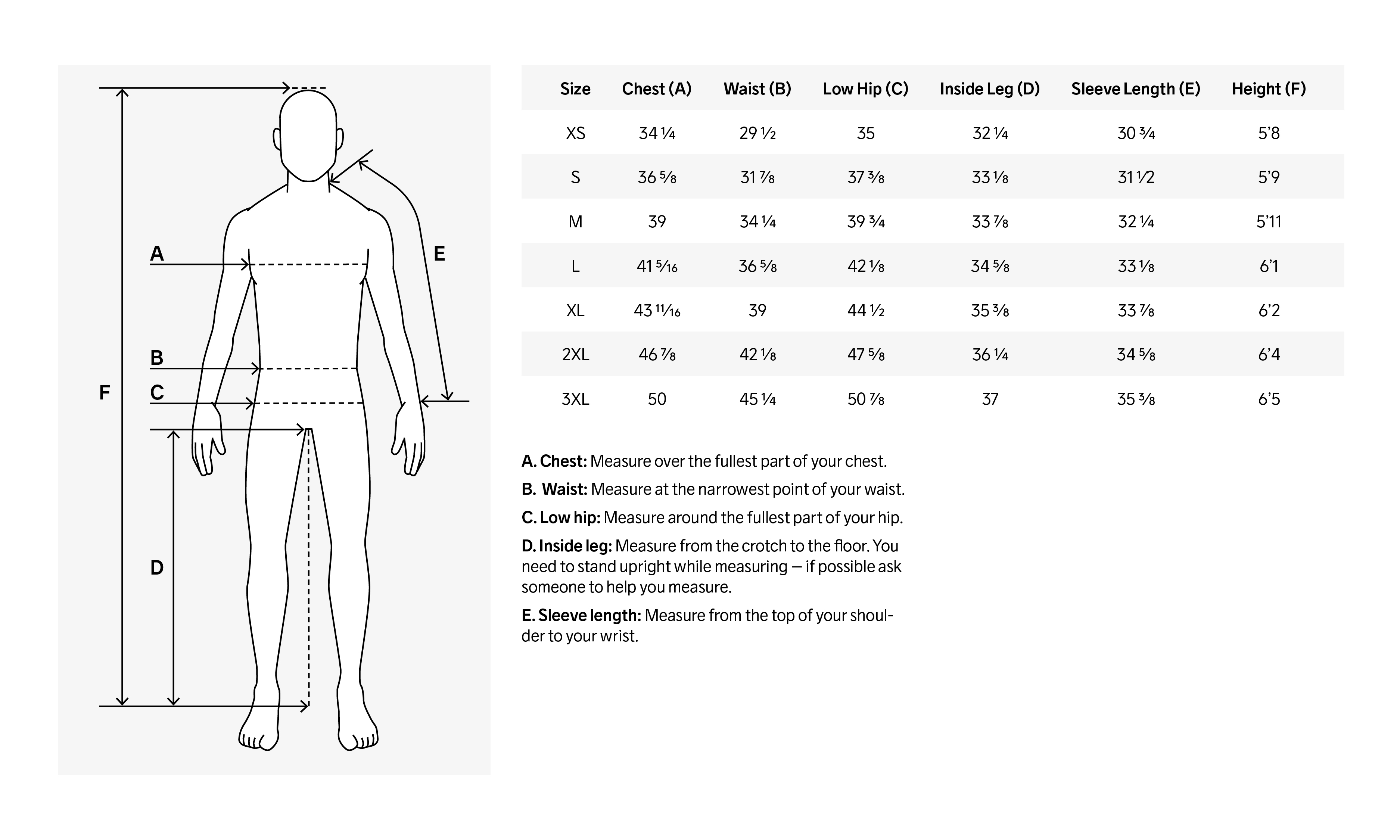 Size Guide | Craft of Scandinavia